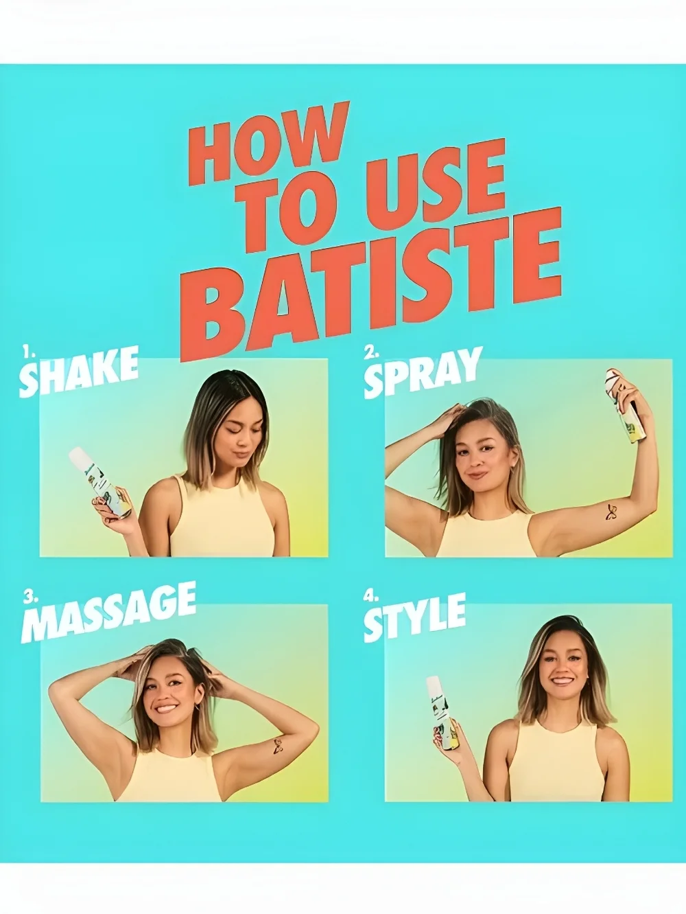 Batiste Bare Dry Shampoo Simply Scented Net Wt 3.81 Oz NEW
